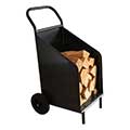 fireplace wood trolley