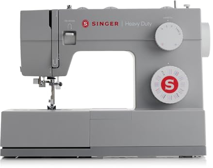 Singer Sewing Machine, Metal Plastic, Grey, Heavy Duty