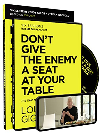 Don't Give the Enemy a Seat at Your Table Study Guide with DVD: It's Time to Win the Battle of Your Mind