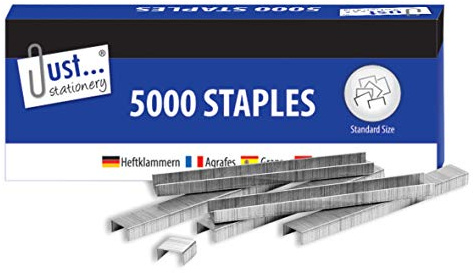 Just stationery No26 häftklamrar i CDU (låda med 5000), 6082