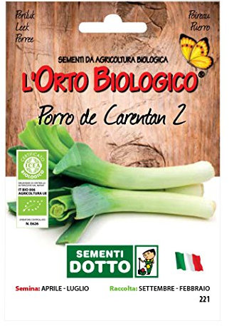 Sdd O.BIO_PORRO DE CARENTAN 2 Seme, 0.02x15.5x10.8 cm
