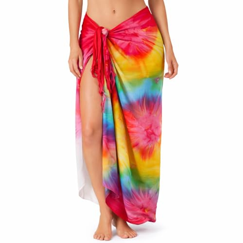 INGEAR Sarong Bathing Suit Cover Up for Women – Long Pareo Beach Wraps, Swimsuit Coverup Skirt, Stylish Bikini Cover Up