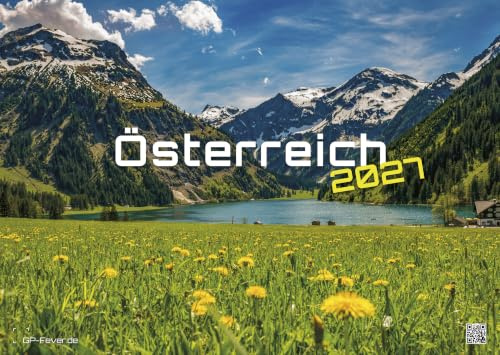 Österreich Kalender 2027 - Alpenpanorama - Premium Wandkalender im Format DIN A3 (ca. 42cm x 30cm)