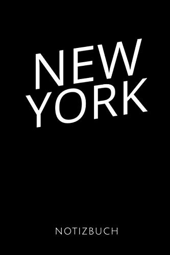 NEW YORK NOTIZBUCH: Reisetagebuch New York | zum Selberschreiben | 120 Seiten, Punkteraster | Geschenkidee für NY Fans | Format 6x9 DIN A5 | Soft cover matt
