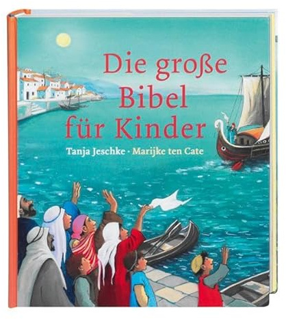 Die große Bibel für Kinder. Von der Schöpfungsgeschichte bis zum Pfingstwunder: 32 Bibelgeschichten mit doppelseitigen Bildern & leicht verständlichen Texten zum Vorlesen für Kinder ab 4 Jahren