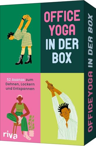 Office-Yoga in der Box: 52 Asanas zum Dehnen, Lockern und Entspannen | Karten mit Übungen für Büro und Homeoffice, gegen Rücken- und Kopfschmerzen, für bessere Konzentration