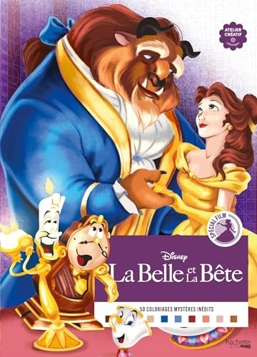 Coloriages Mystères Disney - Spécial film : La Belle et la Bête: 50 coloriages mystères inédits