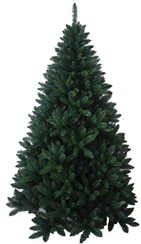 Albero di Natale Frosty Green Verde Super Folto Rami ad ombrello Realistico (180 cm)