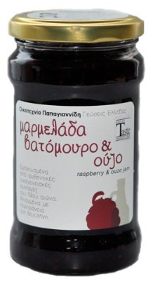 Papayiannides - Mermelada de frambuesa y uzo - Tarro de vidrio, 380 g