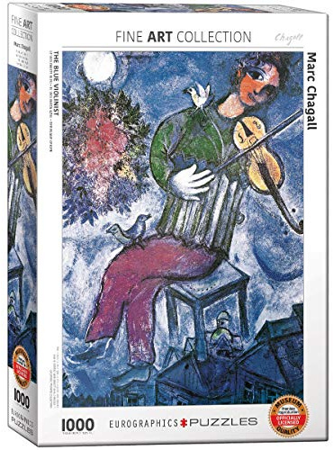 Eurographics Marc Chagall Le violoniste Bleu (Puzzle 1000p, Multicolore)