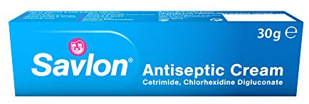 Savlon Antiseptic Cream, Cleanses & Helps Prevent Infection, First Aid for Minor Cuts & Wounds, Spots, Blackheads, Nappy Rash, Sunburn, Sores & Blisters, 1 x 30g