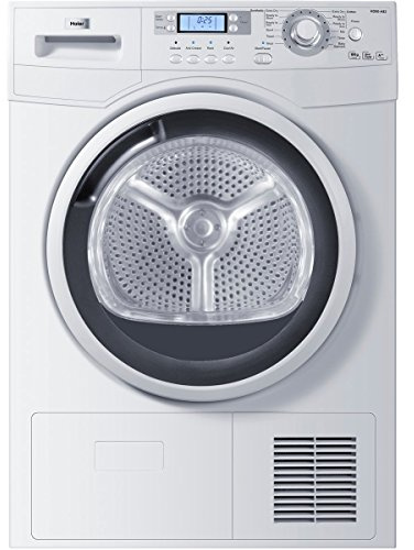Haier hd80-a82 7358901/A + +/kWh/8 kg/Grand écran LCD/Acier inoxydable Tambour/Blanc
