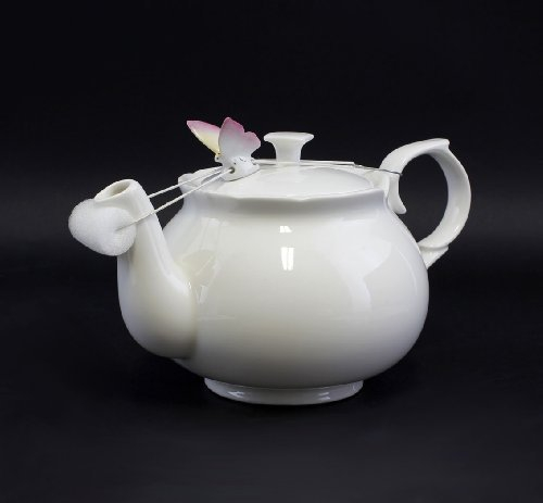 Porzellan Tropfenfänger Schmetterling