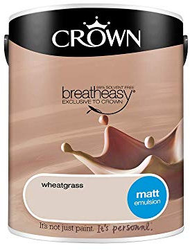 Crown Walls & Ceilings Matt Emulsion 5L - Wheatgrass