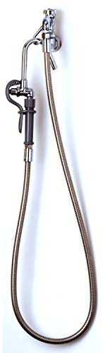 T&S Brass B-0600 Mount Vacuum Breaker Stainless Steel Hose Pot Filler Wall with Self Closing Hook Nozzle