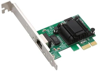 1G Gigabit Desktop PCI-e Network Adapter (NIC) with Intel 82574L Chip, 10/100/1000Mbps Ethernet Network Card, Single Copper RJ45 Port, PCI-e X1, Compare to Intel EXPI9301CT/EXPI9301CTBLK