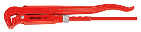 MATADOR Rohrzange 90°, DIN 5234, Form A, 3 Zoll / 10-105 mm, 0597 0004