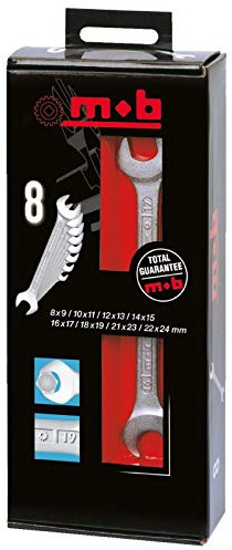 Mob - Lot de 8 cles plates ou cles a fourches