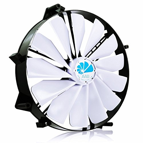 AABCOOLING Super Silent 25 - en tyst och mycket effektiv 218 mm fläkt för PC-fodral, PC-strömförsörjning, kylning 12 V, kylfläkt, 22 cm, 3 stift tillbehör bärbar dator 14,9 Db