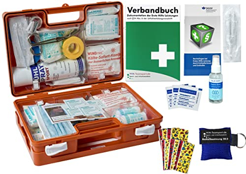Sport-Sanitätskoffer S1 PLUS Erste-Hilfe Koffer nach aktueller DIN 13157 inkl. DIN 13164 + Sport-Ausstattung