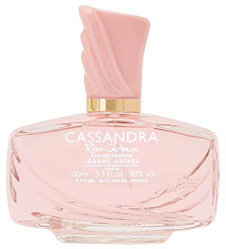 JEANNE ARTHES - Parfum Femme Cassandra Rose Intense - Eau de Parfum - Flacon Vaporisateur 100 ml - Fabriqué en France à Grasse