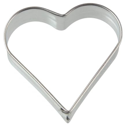 Zenker Ausstecher Herz Patisserie, Weihnachtsausstecher für Plätzchen, Ausstechform für Kekse und Fondant, hochwertiger Keksausstecher, Küchenhelfer aus Edelstahl, Farbe: silber