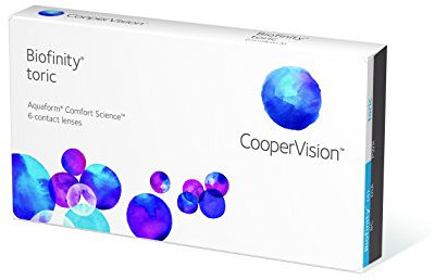 CooperVision Biofinity Toric Monatslinsen, 1 Stück/BC: 8.7 mm/DIA: 14.5 / CYL: -1.25 / ACHSE: 120 / -4,00 Dioptrien