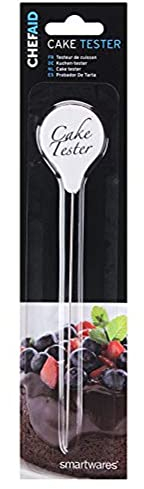 Chef Aid Metal, probador de Pasteles de Acero Inoxidable de Estilo Tradicional, Beige