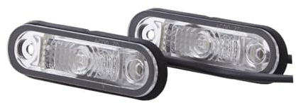 HELLA 2PF 959 590-212 Positionsleuchte - Begrenzungsleuchte - Anhänger - Wohnwagen - LED - 12/24V - Einbau - ECE/ADR/GGVS - Lichtscheibenfarbe: glasklar - Kabel: 5000mm
