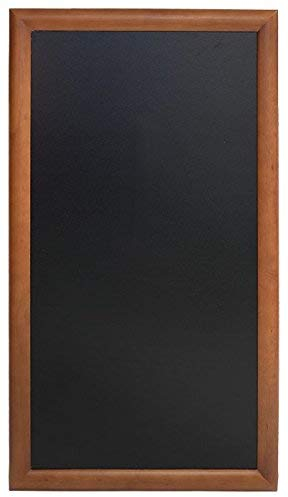 Securit Tableau noir mural long finition laquée 56 x 100 cm (Marron foncé) (Import Royaume Uni)