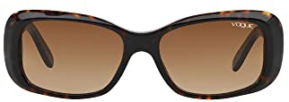 Vogue Damen Sonnenbrille VO2606S Boogie Woogie Special, Gr. One size (Herstellergröße: 52), Schwarz (Dark Havana W65613)