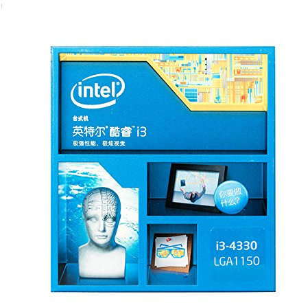 Intel Core i3-4330 - Procesador (4ª generación de procesadores Intel® Core™ i3, 3,5 GHz, LGA 1150 (Zócalo H3), PC, 22, i3-4330)