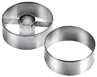 Tescoma 631170 Delicia Tagliabiscotti Tondo, Argento, 3.5 cm, 2 Pezzi