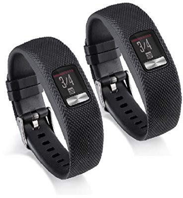 WEINISITE Silikon verstellbares Ersatzband Armband für Garmin vivofit 4 (#1, S)