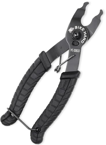 BIKEHAND Bike Bicycle Chain Master Link Pliers Tool - MTB Road Quick Link Remover Removal - Compatible with All Brands: Shimano Sram KMC Chain - Standard or Compact