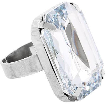Widmann - AC0101 - Bague avec gros diamant (faux)