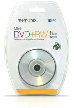 Memorex 4x DVD+RW Media