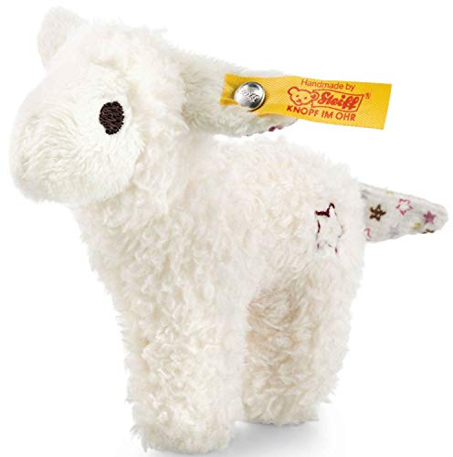Steiff - 240676 - Agneau - Miniature crépitant avec crécelle