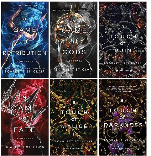 Hades x Persephone Saga 6 Books Collection Set (A Touch of Darkness, A Game of Fate, A Touch of Ruin, A Game of Retribution, A Touch of Malice & A Game of Gods)