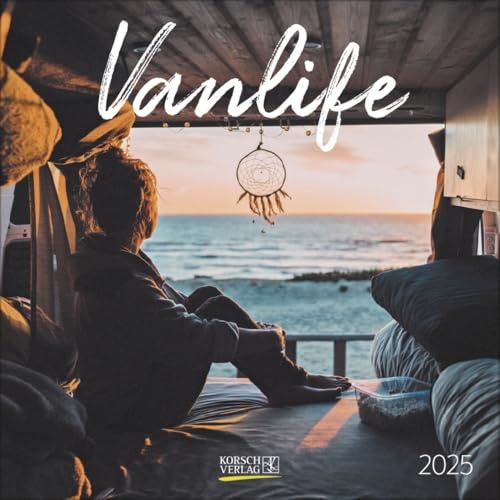 Vanlife 2025: Broschürenkalender mit Ferienterminen. 30 x 30 cm - Wandkalender