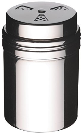 KitchenCraft Azucarero, Espolvoreador Multiusos, Espolvoreador de Azúcar, Acero Inoxidable