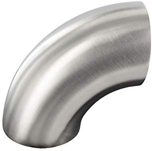 90° Bogen zum Anschweißen, für Rohr ø 42,4mm, Wandstärke 2,0mm, geschliffen