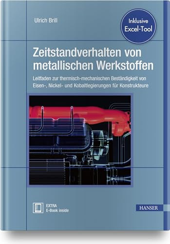Zeitstandverhalten von metallischen Werkstoffen: Leitfaden zur thermisch-mechanischen Beständigkeit von Eisen-, Nickel- und Kobaltlegierungen für Konstrukteure. Inklusive Excel-Tool