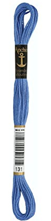 Anchor Sticktwist 4635000-00131 vergissmeinnicht Stickgarn, 100 % Baumwolle