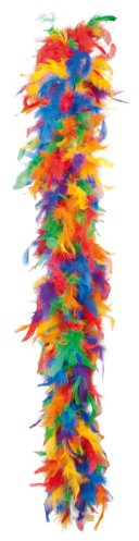 KBO52665 Federboa Regenbogen Kunterbunt, ca. 180 cm