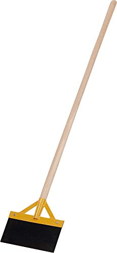 TRIUSO Federstahl-Stoßscharre 300 x 1,0 mm mit Stiel mit Str