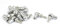 sourcing map 12stk. Gelenkkopf Kugellager mit Bolzen, Recht-Hand Innengewinde M6x1,0mm und Recht-Hand Außengewinde M6x1,0mm, L-Form Kugelpfanne Endfitting