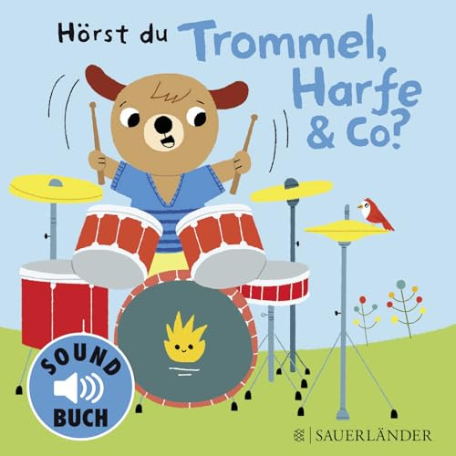 Hörst du Trommel, Harfe & Co? (Soundbuch): mit vielen Sounds Musikinstrumente entdecken │ Pappbilderbuch mit realistischen Geräuschen für Kinder ab 18 Monaten (schönes Geschenk zum 1. Geburtstag)