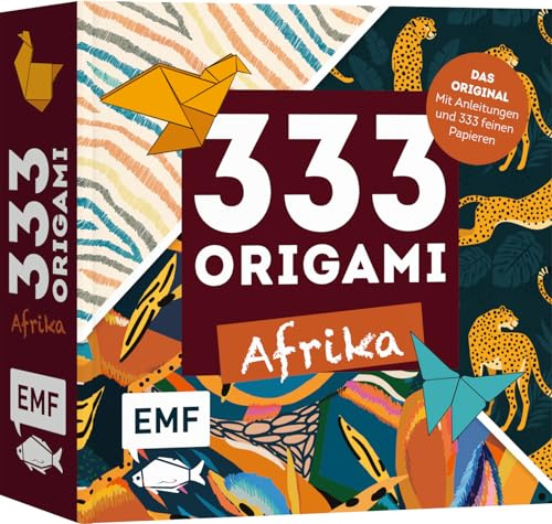 333 Origami – Faszination Afrika – Farbenfrohe Papiere falten: Das Original: Mit Anleitungen und 333 feinen Papieren: Hochwertiges Origami-Papier mit leuchtenden Ethno-Motiven