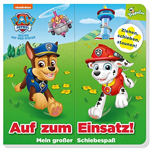 PAW Patrol: Auf zum Einsatz! Mein großer Schiebespaß: Pappbilderbuch mit Schiebeelementen